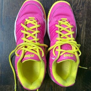 Prince Junior Yellow and Pink Sneakers